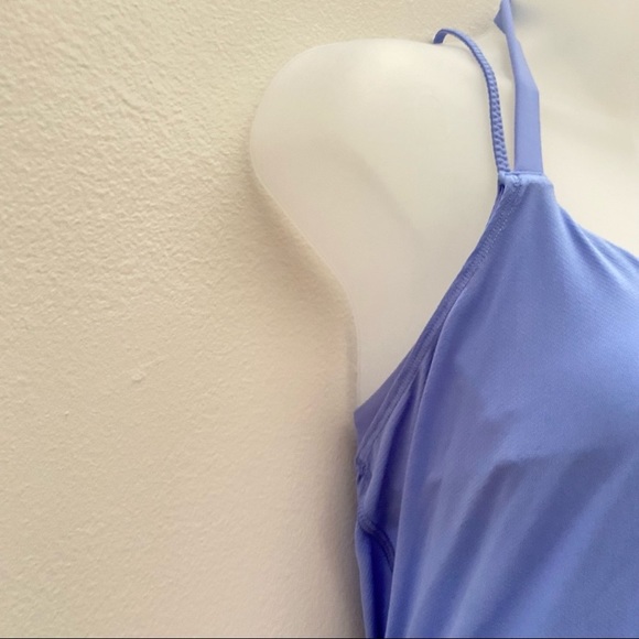 (R) Lululemon Flow and Go Tank Built in Bra Lullaby Blue Size 6 - Picture 8 of 15